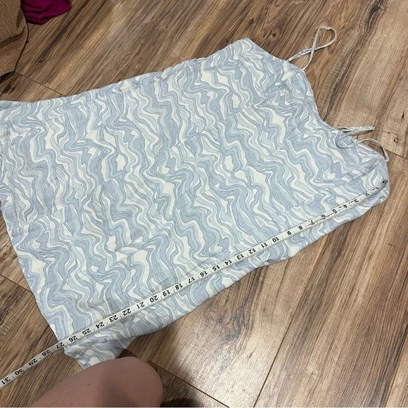 Abercrombie & Fitch Corset Seamed Linen-Blend Mini Dress - Picture 10 of 12